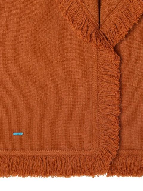 Alanui fringed finest coat - Brown