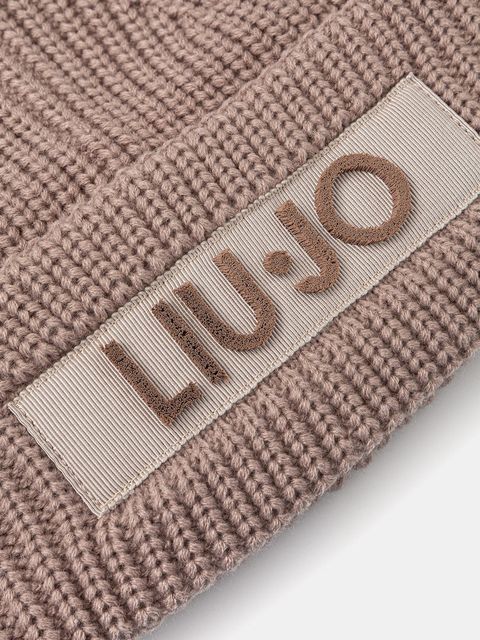 Liu Jo czapka kolor beżowy 2F5057.M0300 - zdjęcie produktu nr 2