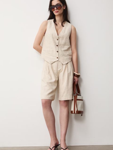 Medicine kamizelka damska lniana - zdjęcie produktu nr 2