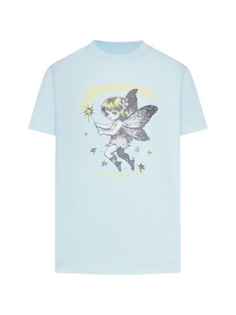 GANNI graphic-print T-shirt - Blue - zdjęcie produktu nr 1