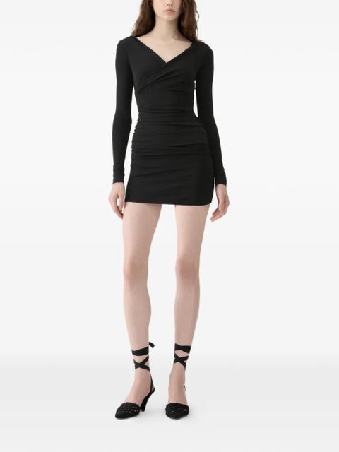 Jacquemus The Rita V-neck court mini dress - Black - zdjęcie produktu nr 2