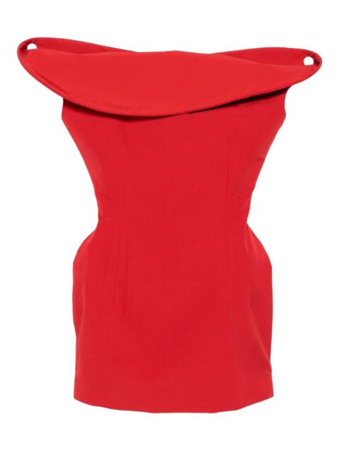 Magda Butrym off-shoulder mini dress - Red - zdjęcie produktu nr 1