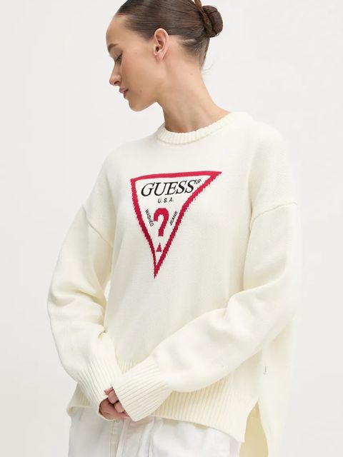 Guess Jeans sweter bawełniany - zdjęcie produktu nr 1