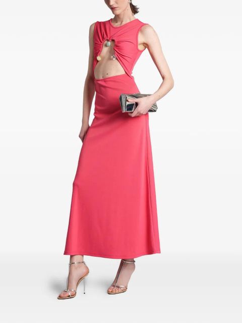 Christopher Esber Hiero stone-embellished cut-out maxi dress - Pink - zdjęcie produktu nr 2