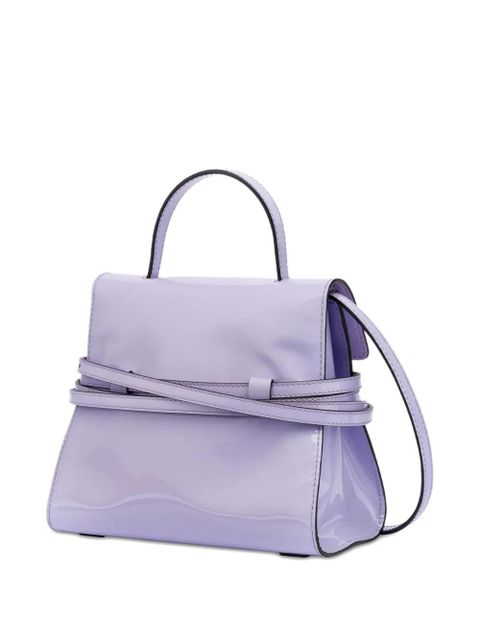 Moschino tie-detailing tote bag - Purple