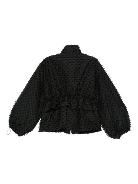 Cecilie Bahnsen textured balloon-sleeve jacket - Black - zdjęcie produktu nr 2
