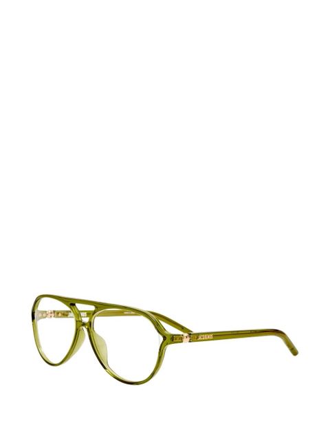 Jacquemus pilot frame glasses - Green - zdjęcie produktu nr 2