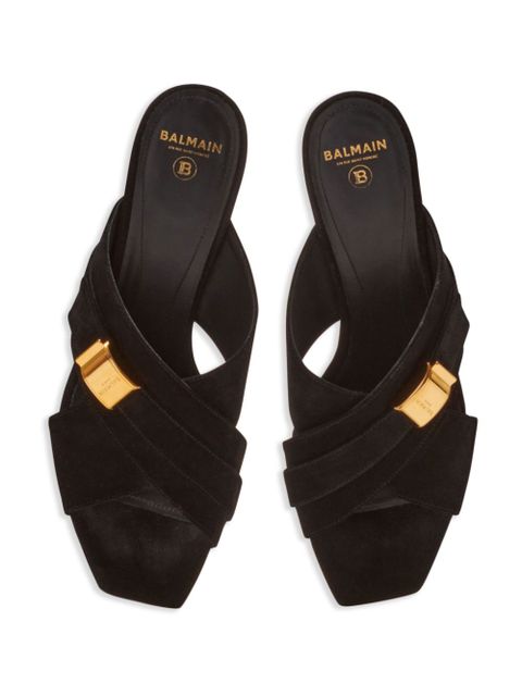 Balmain 75mm Uma sandals - Black