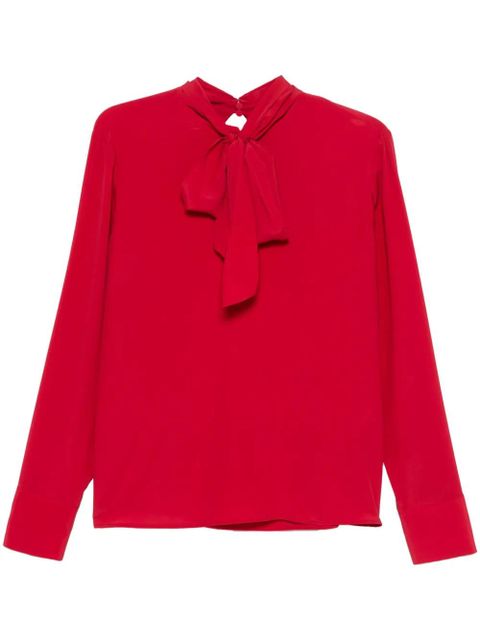 TWINSET scarf-detailing blouse - Red - zdjęcie produktu nr 1