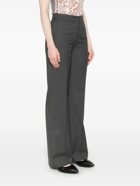Marine Serre wide-leg trousers - Grey