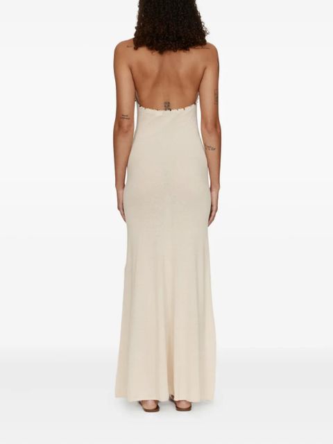 Christopher Esber halterneck maxi dress - Neutrals - zdjęcie produktu nr 2