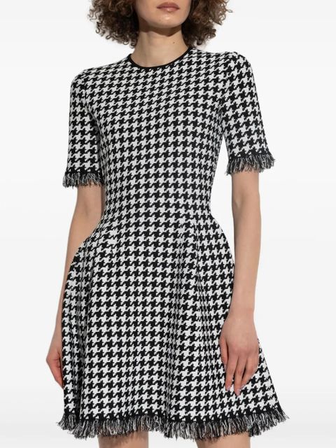Alexander McQueen houndstooth dress - Black - zdjęcie produktu nr 2
