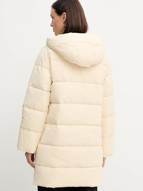 Silvian Heach kurtka ANDER kolor beżowy zimowa GPA25367PI