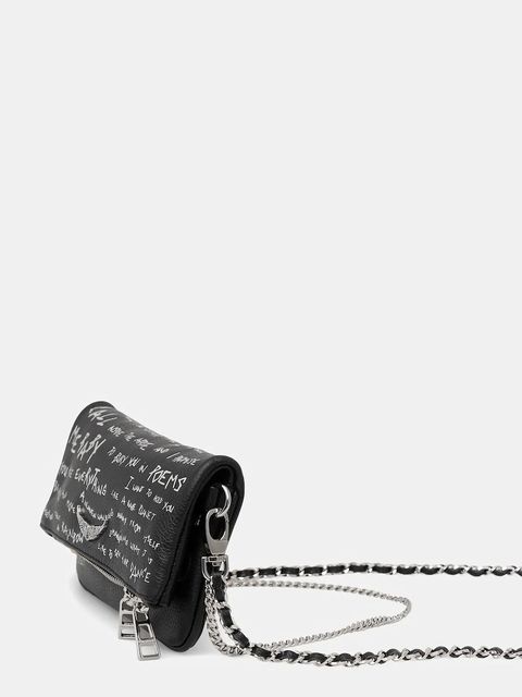 ZADIG&VOLTAIRE torebka skórzana kolor czarny LWBA03907 - zdjęcie produktu nr 2