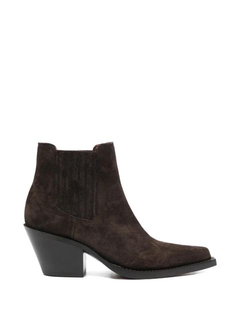 Paris Texas pointed suede boots - Brown - zdjęcie produktu nr 1