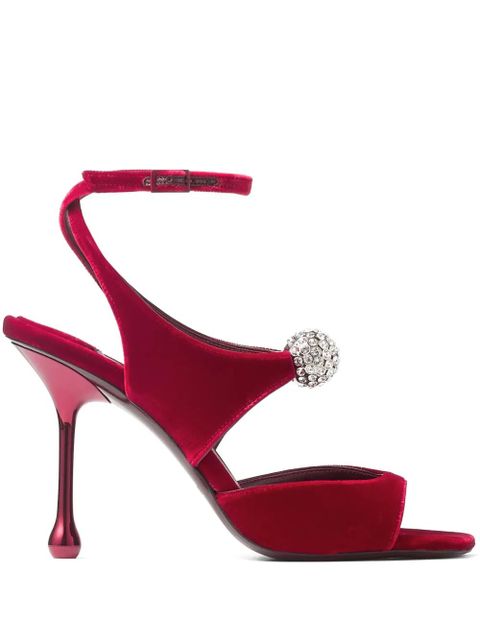 Jimmy Choo 95 Orb sandals - Red - zdjęcie produktu nr 1