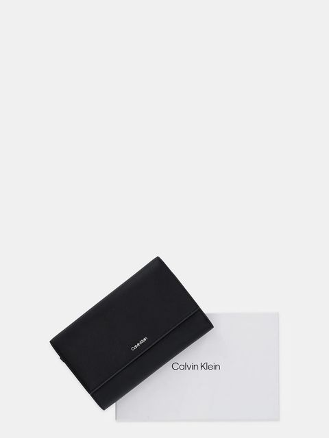 Calvin Klein portfel damski kolor czarny LV04F1031G