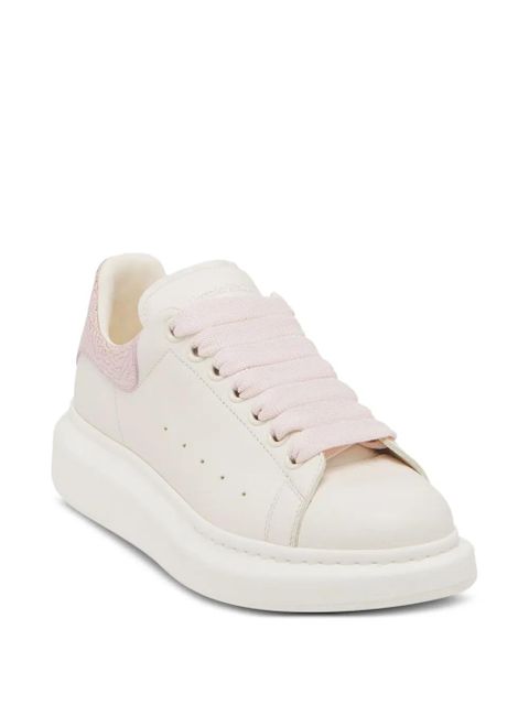 Alexander McQueen Oversized leather panelled sneakers - White - zdjęcie produktu nr 2