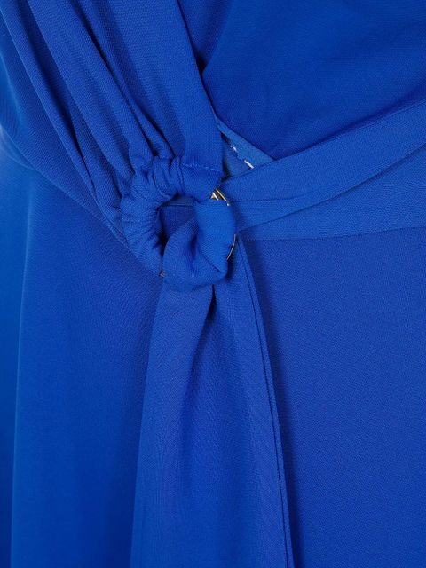 Lauren Ralph Lauren wrap-design midi dress - Blue