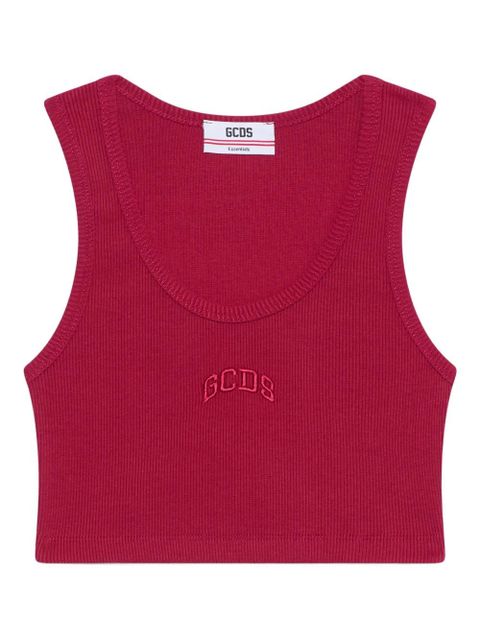 GCDS logo-embroidered tank top - zdjęcie produktu nr 1