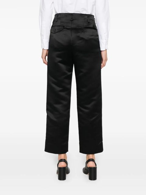 Comme Des Garçons cropped tailored trousers - Black