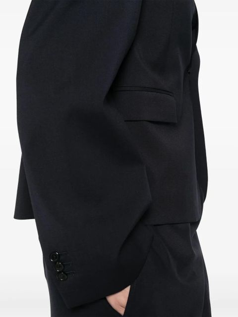 LOEWE wool blazer - Blue