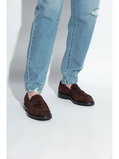 Dolce & Gabbana suede loafers - Brown