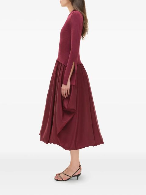 Simkhai Kenlie balloon dress - Red