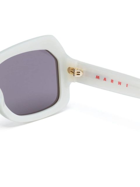 Marni Eyewear oversized-frame tinted sunglasses - Grey