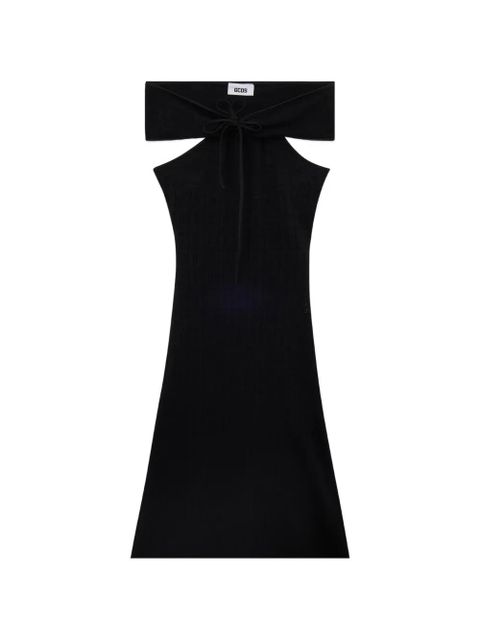 GCDS cut-out-design maxi dress - Black - zdjęcie produktu nr 1