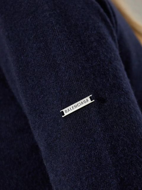 Balenciaga turtleneck sweater - Blue - zdjęcie produktu nr 2