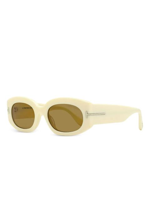 TOM FORD Eyewear Cielle oval-frame sunglasses - Neutrals - zdjęcie produktu nr 1