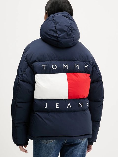 Tommy Jeans kurtka kolor granatowy zimowa DW0DW22041 - zdjęcie produktu nr 2