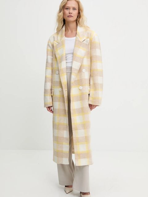 Answear.LAB płaszcz z wełną