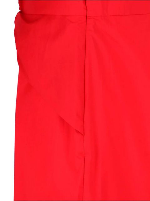 Lauren Ralph Lauren knot shirt dress - Red
