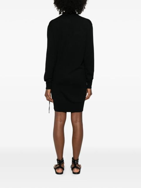 ISABEL MARANT Bathilde knitted mini dress - Black