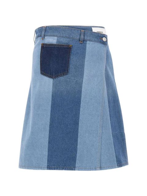 Coperni patchwork denim skirt - Blue - zdjęcie produktu nr 2