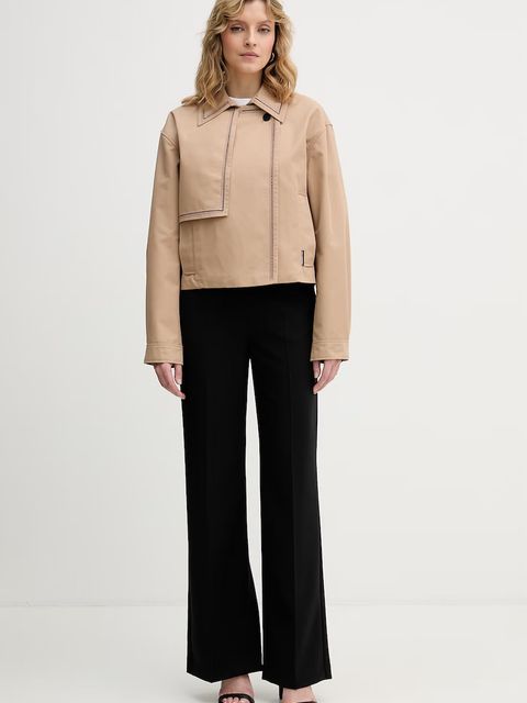 Karl Lagerfeld t-shirt basic damski bawełniany - zdjęcie produktu nr 1