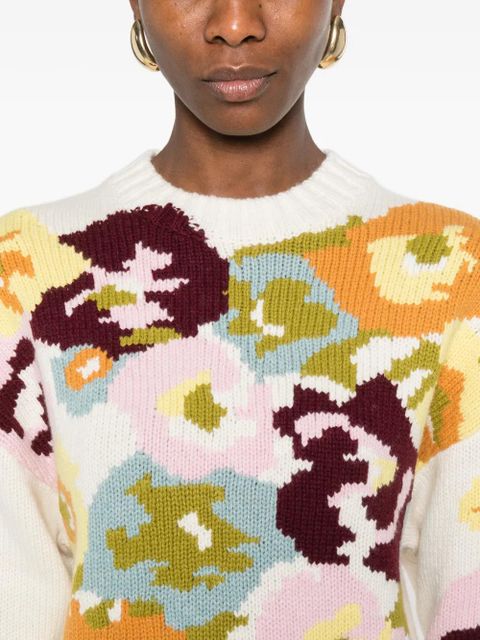 ZIMMERMANN floral jersey - White