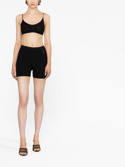 Jacquemus Le Bandeau Pralu knitted bralette - Black