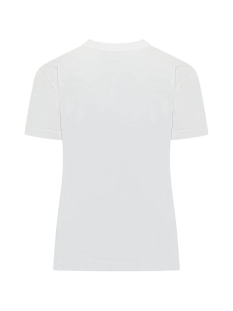 Dolce & Gabbana embellished-logo T-shirt - White - zdjęcie produktu nr 2