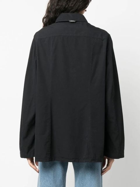 OUR LEGACY oversized long-sleeve shirt - Black
