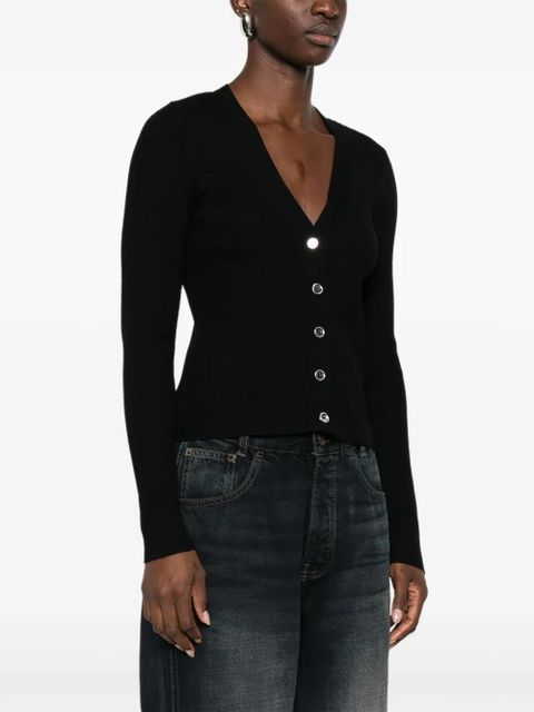PINKO V-neck cardigan - Black - zdjęcie produktu nr 2