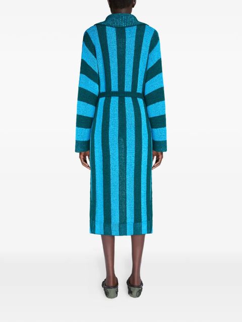 DRIES VAN NOTEN belted cardigan - Blue