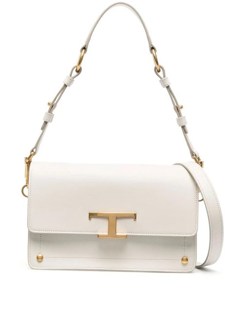 Tod's T Timeless leather shoulder bag - White - zdjęcie produktu nr 1
