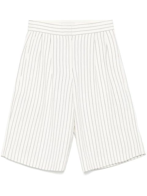 LouLou de Saison striped shorts - White - zdjęcie produktu nr 1