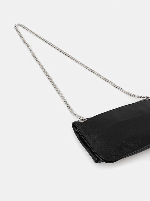 ZADIG&VOLTAIRE torebka skórzana kolor czarny LWBA04124