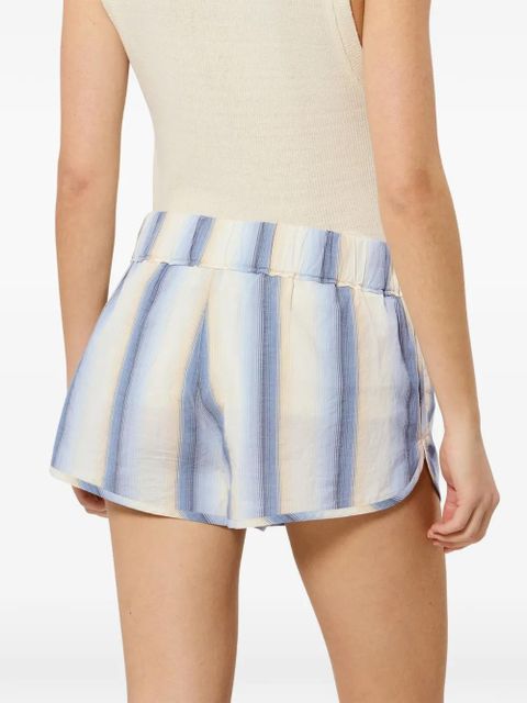 ISABEL MARANT Melinea striped shorts - Blue