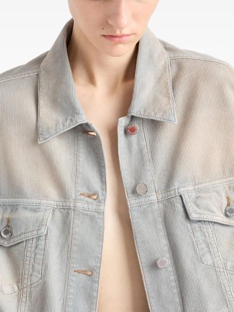 Prada cotton jacket - Blue - zdjęcie produktu nr 2