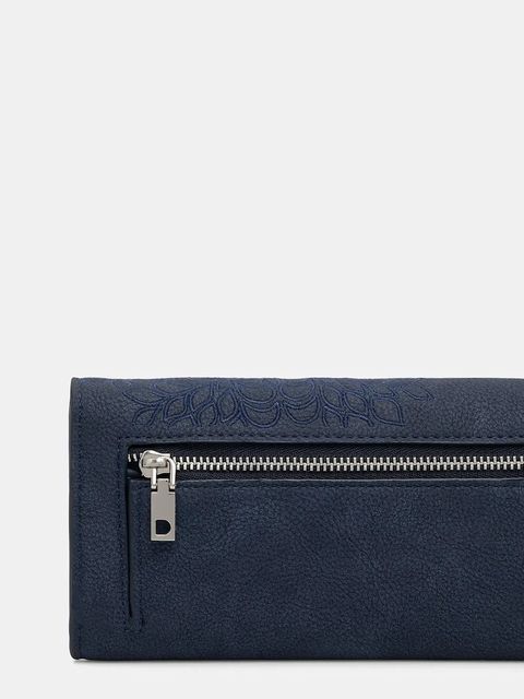 Desigual portfel SIERRA MARIONA damski kolor granatowy 25WAYP36
